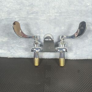 Chicago Faucets 802-VE2805-317ABCP Lavatory Faucet with Wristblade Handles USA